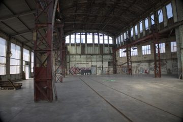 Pioniere von Neischmelz / Lok-Atelier, Vestiaires und Wagonnage als erste Elemente des neuen Stadtviertels