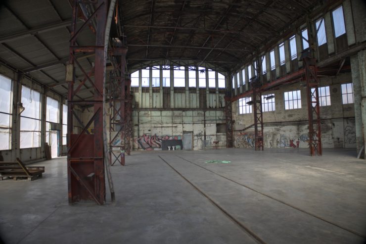 Pioniere von Neischmelz / Lok-Atelier, Vestiaires und Wagonnage als erste Elemente des neuen Stadtviertels