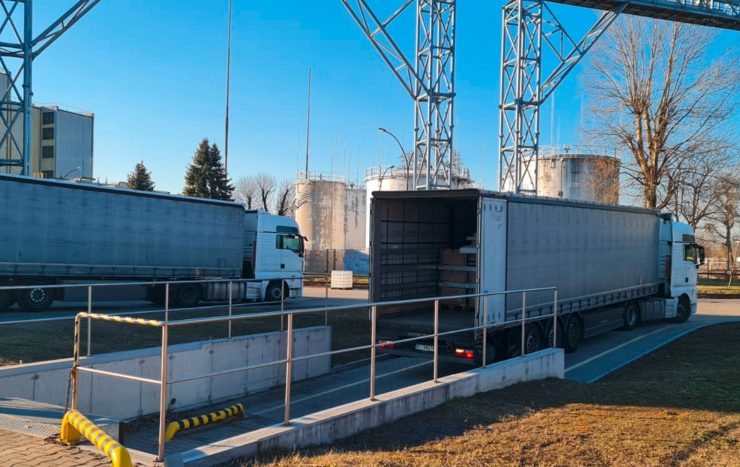 Hilfsaktion für Flüchtlinge aus der Ukraine  / Schengen-Lyzeum: 80 Tonnen Hilfsgüter sind am Ziel