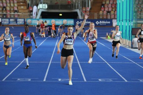 Mit gro&szlig;em Vorsprung vor der nationalen Konkurrenz sicherte sich Patrizia van der Weken Ende Februar den nationalen Titel &uuml;ber 60 Meter