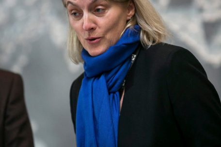 Kritikerin: Die Europaangeordnete Evelyn Regner bei einem Besuch des Freeport im Jahr 2018.