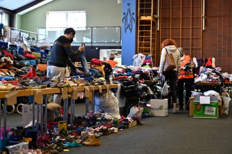 Und auch die private Solidarität ist da: Spenden für Geflüchtete in Contern