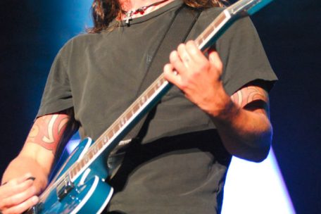 Dave Grohl beim Southside 2008: Fotos vom Interview existieren, jedoch habe ich den Namen des deutschen Kollegen nie ein Erfahrung bringen können, der die Fotos gemacht hat …