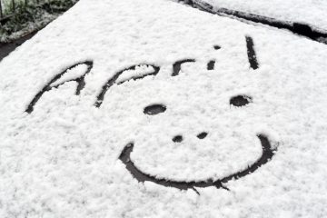 Luxemburg / Im April fallen die Schneeflocken – und bleiben liegen