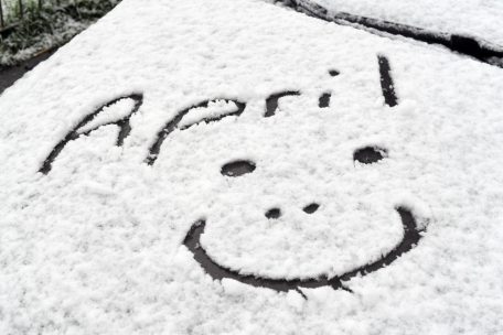 Luxemburg / Im April fallen die Schneeflocken – und bleiben liegen