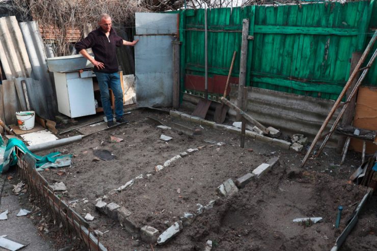 Reportage / Leben unter russischem Beschuss