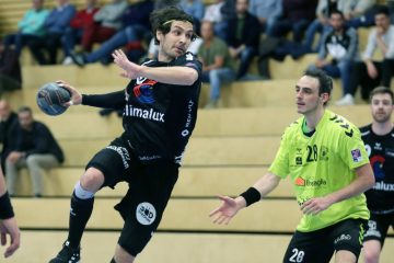 AXA League / Handballer biegen auf die Zielgerade ein
