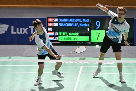 Yannick Feltes und Leo H&ouml;lzmer konnten in der Qualifikation ein Schweizer Duo besiegen
