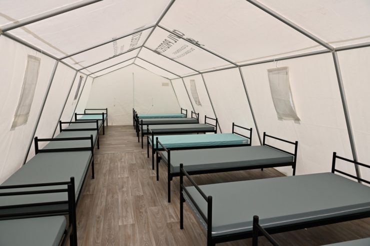 Luxemburg-Kirchberg / Ehemaliges EU-Gerichtshof-Gebäude wird zur provisorischen Flüchtlingsunterkunft