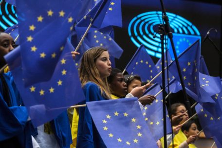 In Br&uuml;ssel wurde der Europatag das ganze Wochenende &uuml;ber begangen