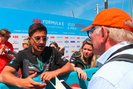 Mitch Evans beim Interview mit dem Tageblatt