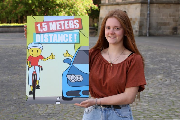 Verkehrssicherheit / 1,5 Meter beim Überholen: Echternacher Schüler haben Polizeikampagne entworfen