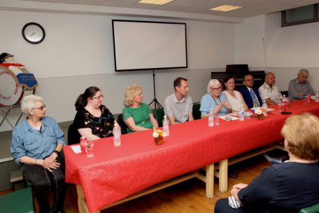 Der Vorstand des Vereins bei der Generalversammlung