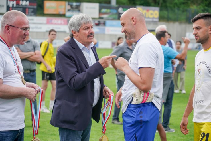 F91 Düdelingen / Präsident Gerry Schintgen über den Titel, Trainer Carlos Fangueiro und das Double