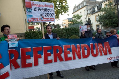 ADR-Aktion f&uuml;r ein Verfassungsreferendum im Oktober 2021
