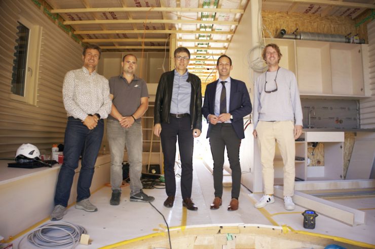 Düdelingen / Ein „Kabaischen“ im Kühlbecken der Arbed: Der Floater ist bald fertig