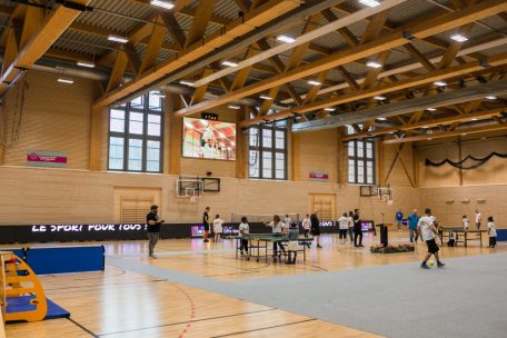 Niederkorn / Schulsport und professionelle Wettkämpfe unter einem Dach