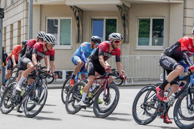 Radsport / Rennen in Bartringen: Conter mit dem Glück auf seiner Seite