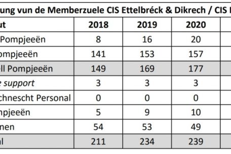 Entwicklung der Mitgliederzahlen&nbsp;