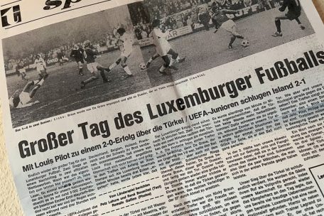 Die erste Sportseite des Tageblatt vom Montag, den 23. Oktober 1972