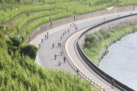 Besonders die Radstrecke schien den Topathleten aus dem Ausland gefallen zu haben&nbsp;