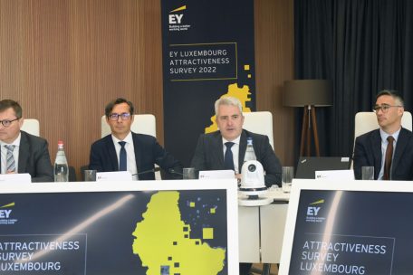 Bart Van Droogenbroek, Brice Lecoustey, Olivier Coekelbergs und Julien Delpy (v.l.n.r.)