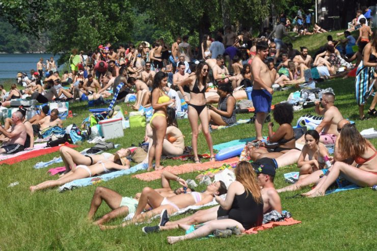 Stausee / Damit die Stimmung nicht baden geht: Polizei erinnert an Parkmöglichkeiten und Benimmregeln