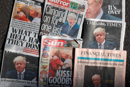 &bdquo;Was zur H&ouml;lle?&ldquo; Der britische Bl&auml;tterwald schonte Johnson nicht