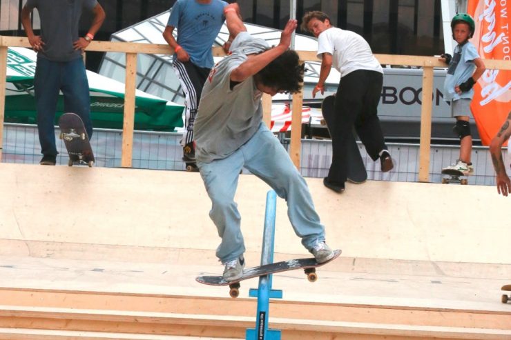 Luxemburg Stadt / Hoch hinaus: LXB Street vor der Philharmonie ein voller Erfolg