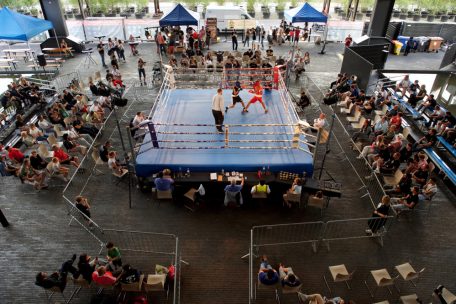 Teils wurde es rund um den Ring richtig laut