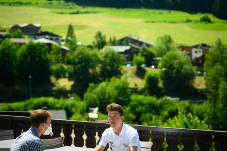 Der Tour-Etappensieger nahm sich am Montag Zeit, um die Fragen des Tageblatt zu beantworten