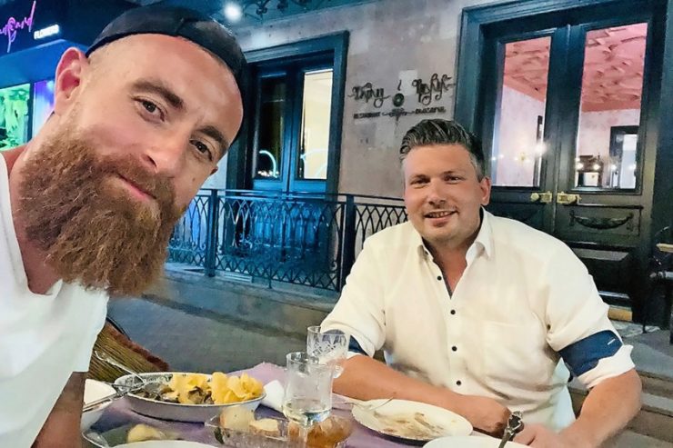 Der ehemalige BGL-Ligue-Bomber Aleksandre Karapetian / Volksheld in der neuen Heimat