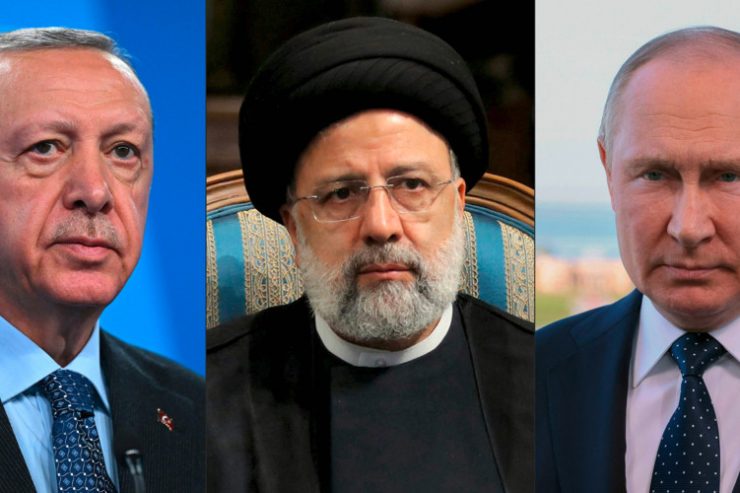 Konflikt / Putin reist in den Iran: Gespräche in Teheran mit Erdogan und Raisi über Lage in Syrien