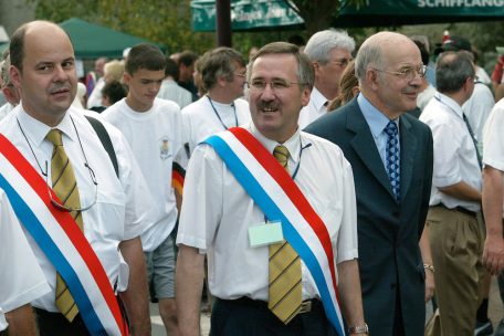 Erstmals 2003 in Schifflingen (v.l.): Marc Spautz, Roland Schreiner und Jean Spautz&nbsp;
