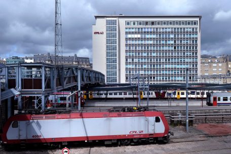 Das renovierte CFL-Direktionsgeb&auml;ude an der place de la Gare