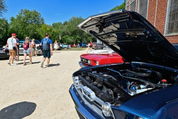 Minettpark Fond-de-Gras / Zwischen Dampflokomotiven und Oldtimern – unterwegs auf der „Journée vieille carrosserie“
