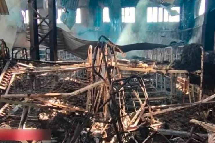 Ukraine-Krieg / Gegenseitige Schuldzuweisungen nach Angriff auf Gefängnis mit 40 Toten