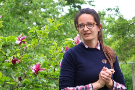 Corinne Kox, Betriebsleiterin im Domaine Laurent & Rita Kox