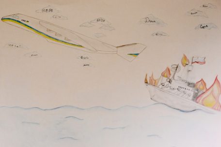 Die traumatischen Erlebnisse verarbeiten die Kinder in ihren Bildern