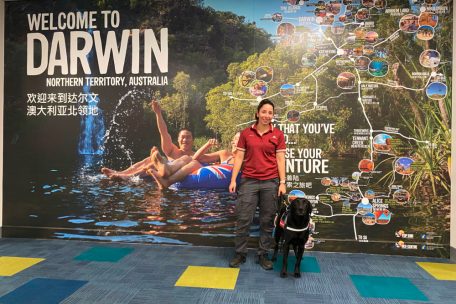 An Spürhunden wie Zinta aus Darwin kommen die Burger nicht vorbei