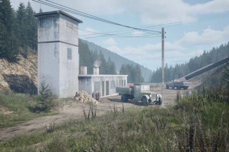 Digitale Rekonstruktion eines Teils der Anlage