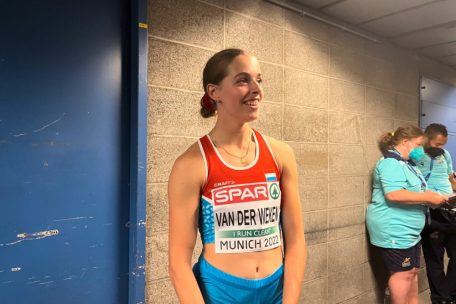 Freude bei Patrizia van der Weken nach ihrem Halbfinale in M&uuml;nchen