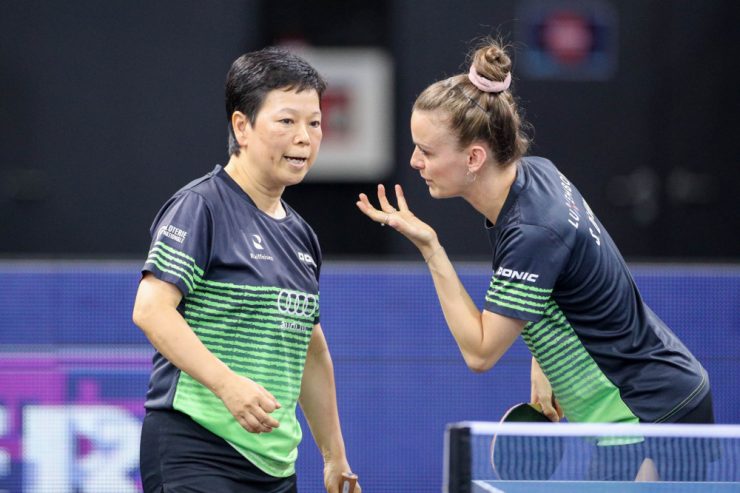 European Championships / Bronze sicher, doch Sarah De Nutte und Ni Xia Lian wollen mehr