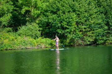 Sommerserie / Unsere Lieblingsorte (6): Zwischen Rosport und Steinheim liegt ein Hotspot für Stand-up-Paddling
