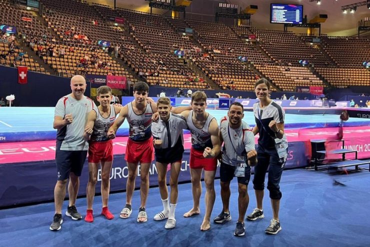 European Championships / Die Kunstturn-Junioren sind stolz auf das Erreichte