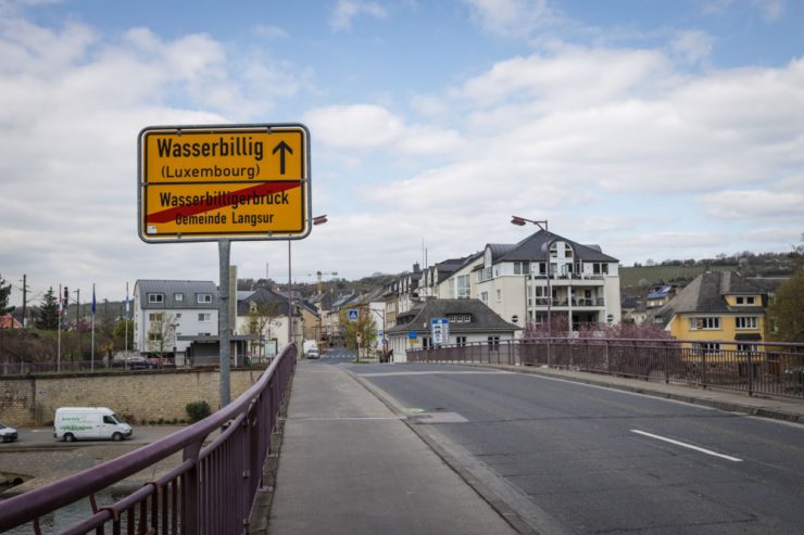 Luxemburg / Durchfahrt in Wasserbillig derzeit komplett gesperrt – und eine Baustelle auf der Autobahn