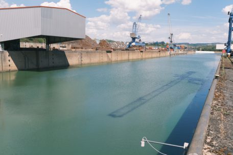 Der Hafen in Mertert