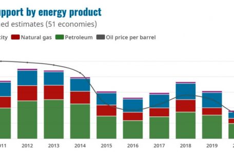 Aufteilung der&nbsp;Subventionen f&uuml;r fossile Energietr&auml;ger