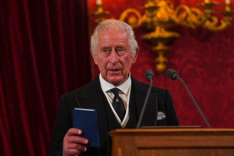 London / Rede von Charles III. bei seiner Proklamation zum König
