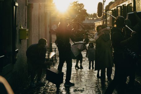 Sur le tournage de „L’arrivée de la jeunesse“ de Fabio Bottani